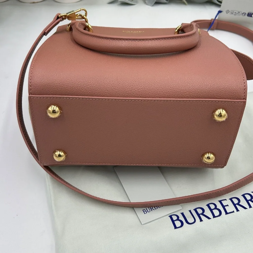 Women’s Burberry, mini top handle, satchel handbag, detachable shoulder strap - Picture 11 of 15